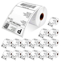 5 Core 4"x6" Direct Thermal Shipping Label 16Pk 4x6 Roll Direct 250/paper Sticker/Perforated White Mailing Labels, Commercial Grade, Premium Adhesive, Works w Most Thermal Printers - DTL 16PK - 7DAY'S