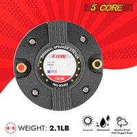 5 Core Compression Driver Titanium Voice Coil 200W Peak Audio Horn Speaker Tweeter System Super Loud - 7DAY'S