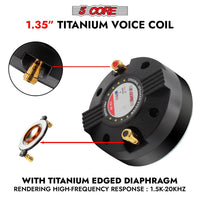 5 Core Compression Driver Titanium Voice Coil 200W Peak Audio Horn Speaker Tweeter System Super Loud - 7DAY'S