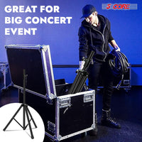 5 Core Speaker Stand 2Pcs Tripod Floor Tall Adjustable Up to 72 Inch DJ Studio Monitor Stands Pole Mount - 7DAY'S