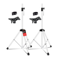 5 Core Speaker Stand 2Pcs Tripod Floor Tall Adjustable Up to 72 Inch DJ Studio Monitor Stands Pole Mount - 7DAY'S