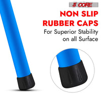 5 Core Speaker Stand 2Pcs Tripod Floor Tall Adjustable Up to 72 Inch DJ Studio Monitor Stands Pole Mount - 7DAY'S