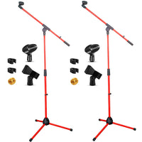 5 Core Tripod Mic Stand Floor 2Pcs Adjustable 18 to 72 Inches Sturdy Boom Arm Holder Microphone Stands Pedestal Para Microfono for Singing - 7DAY'S
