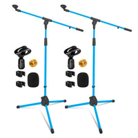 5 Core Tripod Mic Stand Floor 2Pcs Adjustable 18 to 72 Inches Sturdy Boom Arm Holder Microphone Stands Pedestal Para Microfono for Singing - 7DAY'S