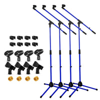 5 Core Tripod Mic Stand Floor 4Pcs Adjustable 18 to 72 Inches Sturdy Boom Arm Holder Microphone Stands Pedestal Para Microfono for Singing - 7DAY'S