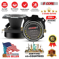 5 Core Tweeters Speakers Car Audio Pair 600W Combined Peak 4 Ohm 3.5 Inch Aluminum Super Bullet Tuiters Para Sonido Para Carro - TW BLT 180 CH PAIR - 7DAY'S