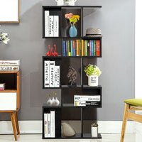 5 Cubes Ladder Shelf Corner Bookshelf Display Rack Bookcase - 7DAY'S