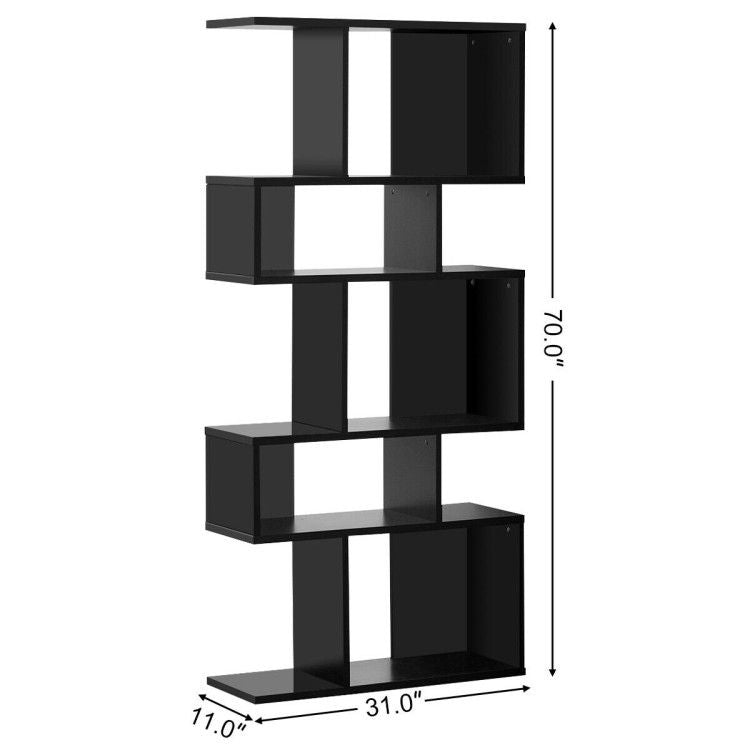 5 Cubes Ladder Shelf Corner Bookshelf Display Rack Bookcase - 7DAY'S