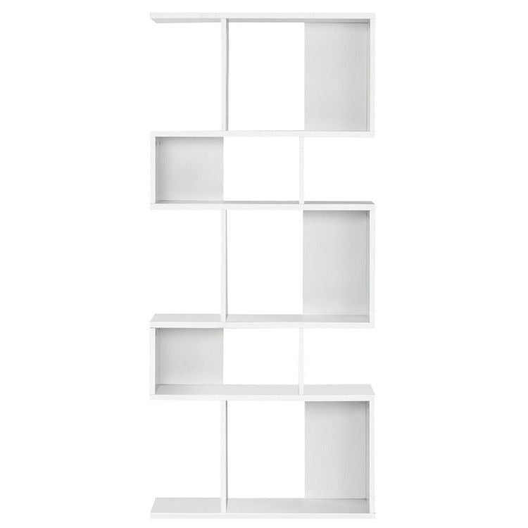 5 Cubes Ladder Shelf Corner Bookshelf Display Rack Bookcase - 7DAY'S
