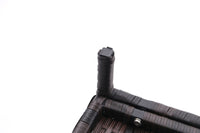 5 Piece Outdoor Patio Furniture Set,All Weather PE Rattan Conversation Chairs with Armrest and Removable Cushions,Ottomans and Storage Coffee Table for Poolside Garden Balcony Deck - 7DAY'S