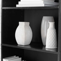 5 - Shelf Bookcase with Adjustable Shelves, White - 7DAY'S