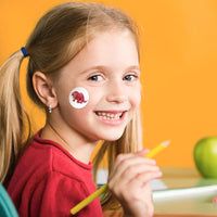 500pcs/roll Round Dinosaur Stickers for Kids Teacher Reward Stickers School Supplies Animal Incentive Roll Sticker - 7DAY'S