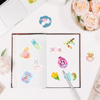 50pcs/roll Easter Day Bunny Rabbit Stickers Roll; Cute Happy Easter Stickers For Kids Children Card Scrapbooking; Easter Art Craft; Easter Gift; Party Favours Decorations; Easter Basket Stuffers - 7DAY'S