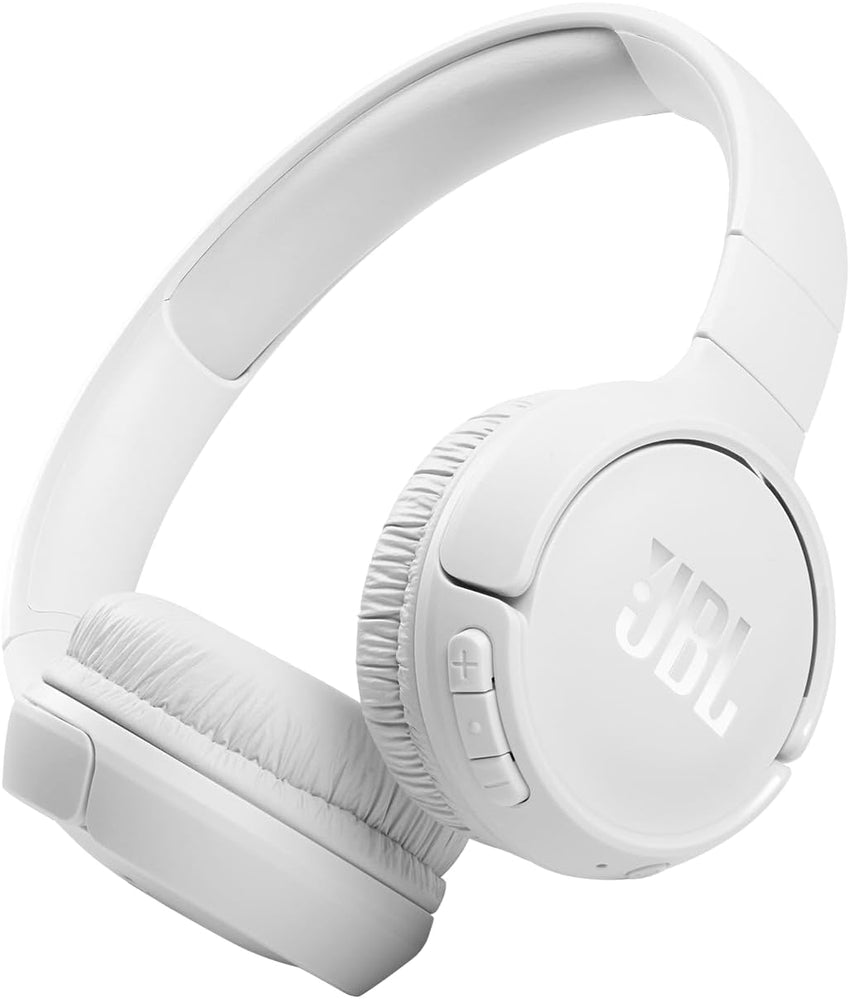 JBL Tune 510BT - Bluetooth headphones with up to 40 hours battery, microphone for call, foldable and comfortable, Android and iOs compatible (Black)
