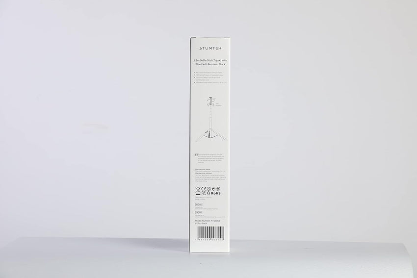 ATUMTEK 51" Selfie Stick Tripod, All in One Extendable Phone Tripod Stand with Bluetooth Remote 360° Rotation for iPhone and Android Phone Selfies, Video Recording, Vlogging, Live Streaming, Black