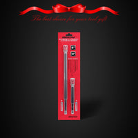 5-Piece 2", 4", 6", 12", 17" Extra Long Magnetic Screwdriver Bit Holders, 1/4 Inch Hex Shank Quick Release Extension Adapter, Durable CR-V Steel, Universal Fit for Impact Driver Bits