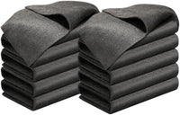 Thickened Magic Cleaning Cloth, 2025 New Magic Cleaning Cloths for Glass, Reusable Microfiber Cleaning Cloth Lint Free Streak Free Rags for Windows Mirrors Cars Kitchen Home Use (10, 11.8 × 11.8 in)