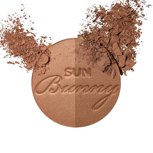 Too Faced Sun Bunny Bronzer | Buildable Luminous Glow for Sun-Kissed Finish + Cruelty Free, 0.28 Ounce