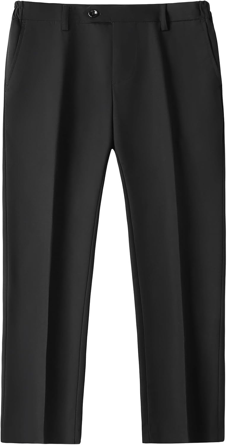 Boys Velvet Suits Slim Fit Tuxedo 2 Piece Kids Blazer Jacket Pants Formal Sizes 4-20 Fashion Ring Bearer Outfit for Wedding