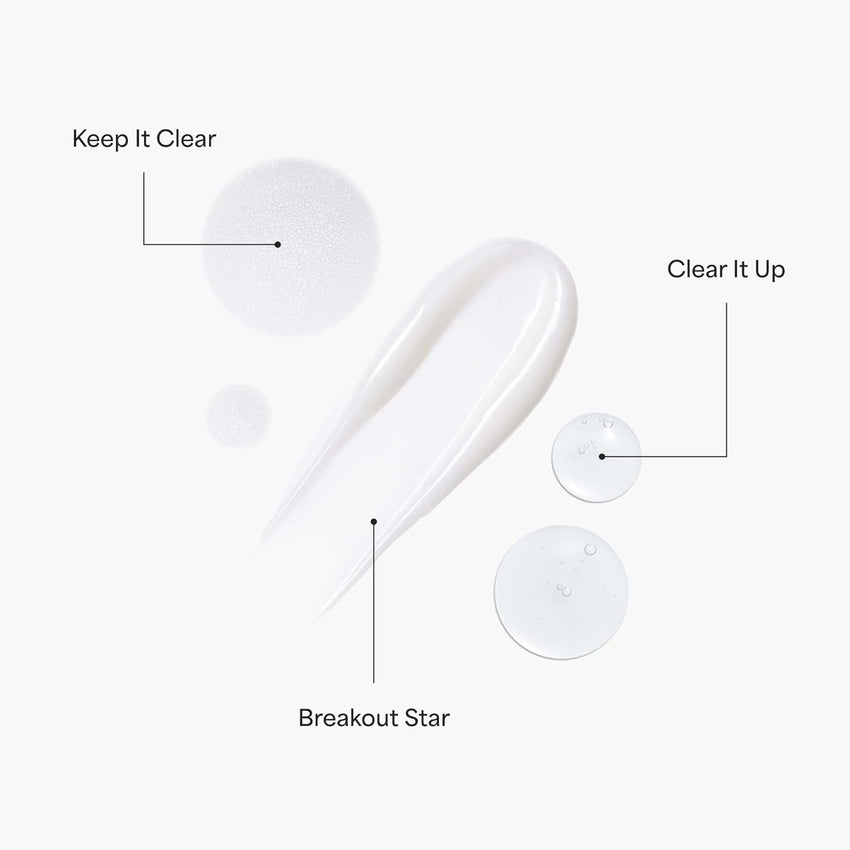 TULA Skin Care Acne Heroes Level 3 Acne Clearing Routine - An Effective, Gentle, and Complete Acne-Clearing Routine for Mild to Severe Breakouts, 3-Piece Kit