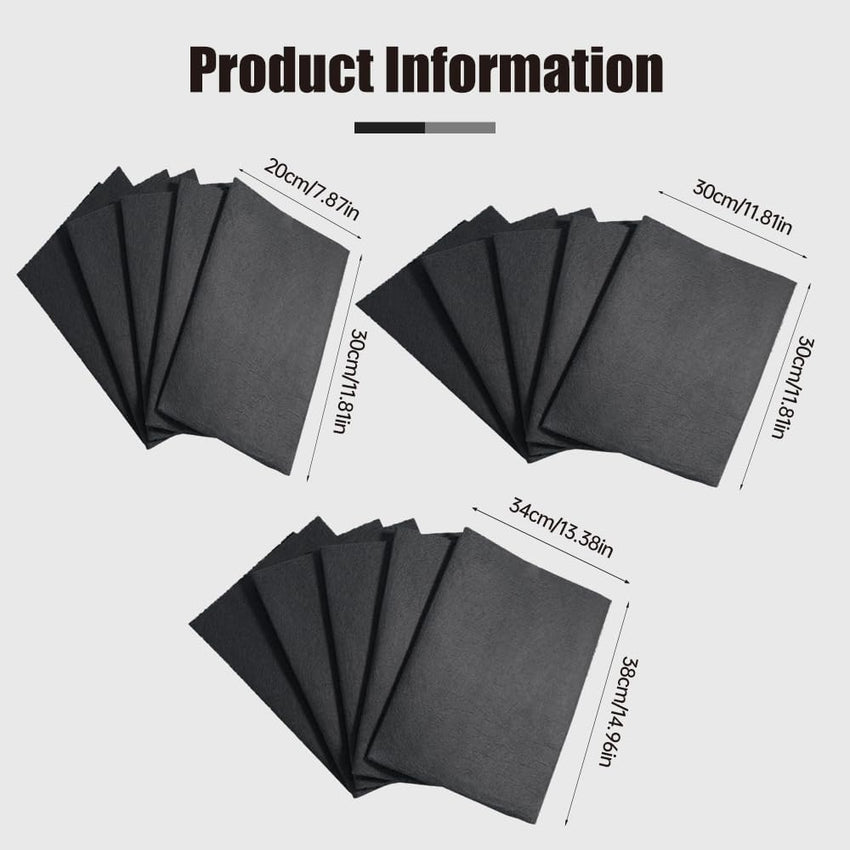 Thickened Magic Cleaning Cloth, 2025 New Magic Cleaning Cloths for Glass, Reusable Microfiber Cleaning Cloth Lint Free Streak Free Rags for Windows Mirrors Cars Kitchen Home Use (10, 11.8 × 11.8 in)