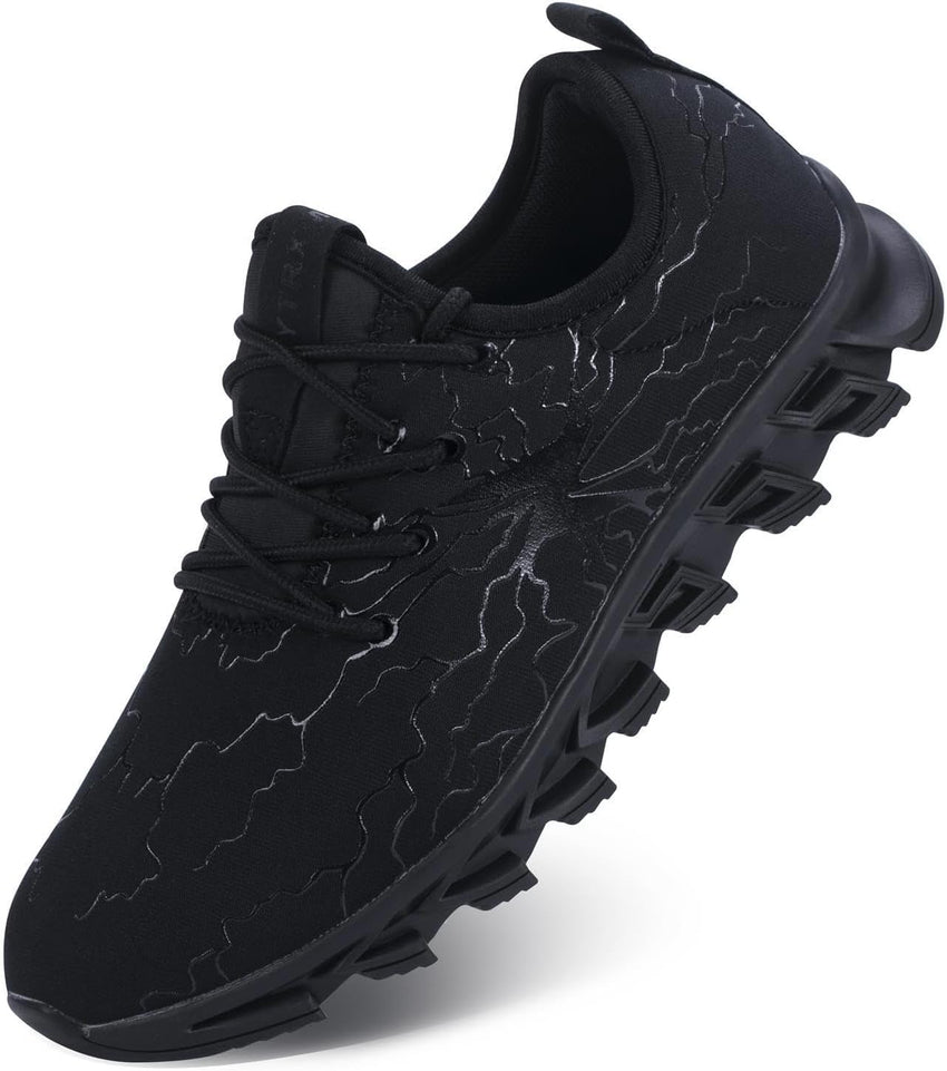 YTRXM Little/Big Boys Running Sneakers Lightweight Slip on Tennis Shoes