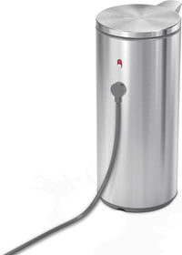 simplehuman 9 oz. Touch-Free Automatic Rechargeable Sensor Pump, Brushed Stainless Steel, New