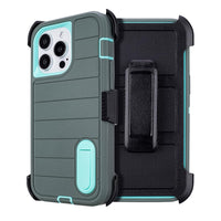 for Phone Case iPhone 15 Pro Max Case Black with Belt Clip Heavy Duty Holster for Shockproof Cases,3 Layers of Sturdy,Military Grade Defender Cover for iPhone 15 Pro Max Cases Black 6.7 Inch