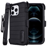 Phone Cases for iPhone 12 Pro Max Case Black with Belt Clip,3 Layers of Sturdy,Military Grade Shockproof ProMax Holster Protective Cases for Heavy Duty iPhone 12 Pro Max Phone Case Black Blue