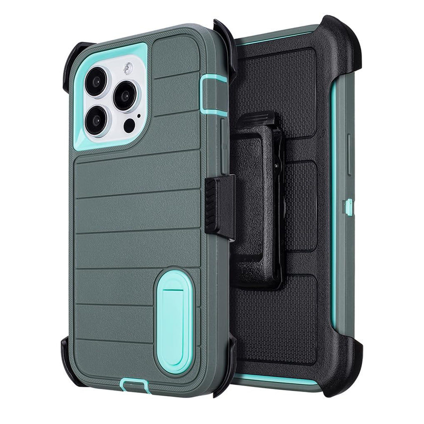 for Phone Case iPhone 13 Pro Max Case Black with Belt Clip Heavy Duty Holster for Shockproof Cases,3 Layers of Sturdy,Military Grade Defender Cover for iPhone 13 Pro Max Cases Black 6.7 Inch