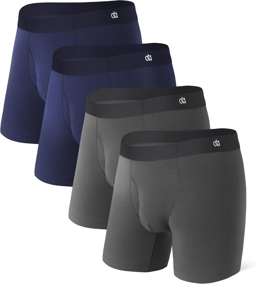 DAVID ARCHY Men's Ultra Soft Underwear Micro Modal Breathable Moisture Wicking Seamless Underwear for Men Multipack