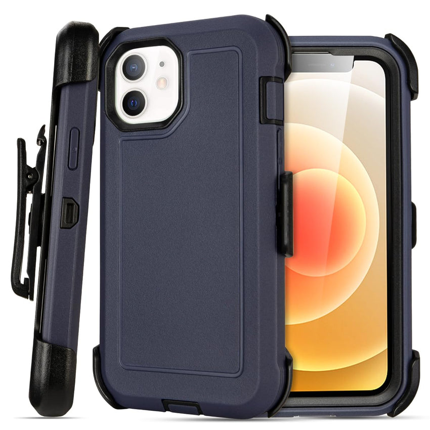 for Black iPhone 15 Case with Belt Clip, Shockproof Heavy Duty Rugged, 3 Layers of Sturdy,Anti-Drop, Military-Grade Defender Cover for iPhone 15 Case Black