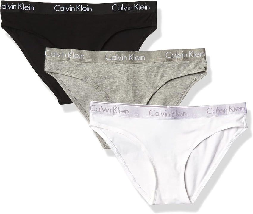 Calvin Klein womens Motive Cotton Multipack Bikini Panty 2 Pack