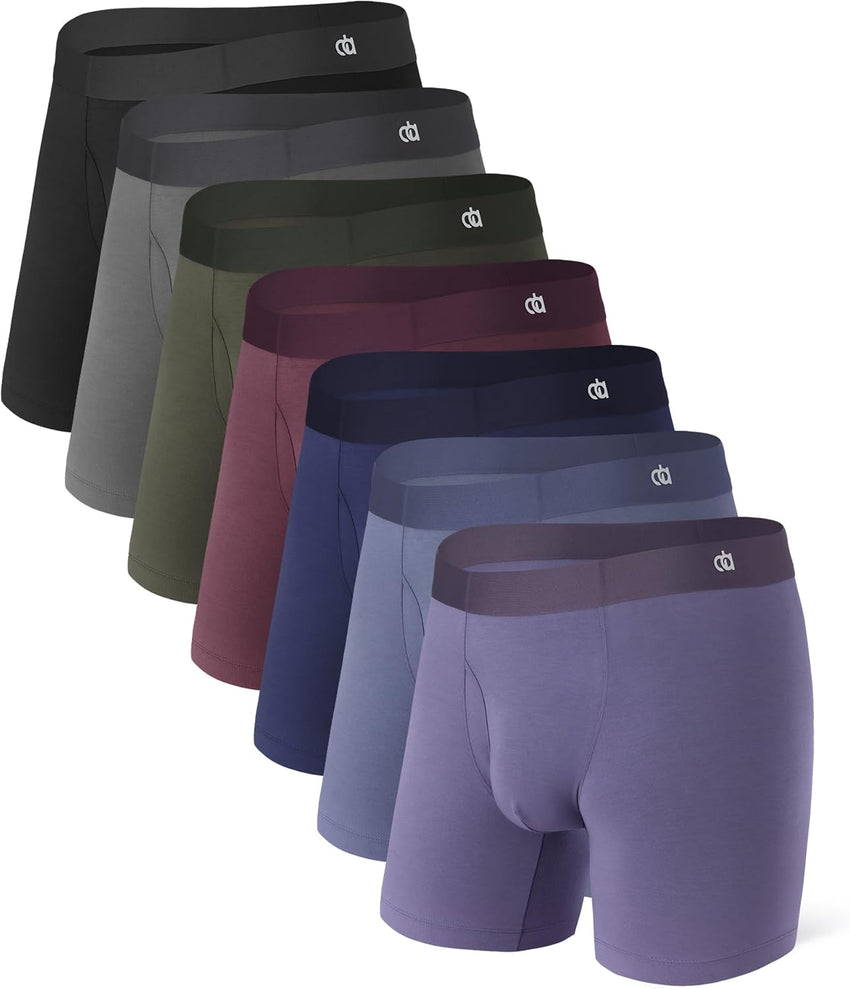 DAVID ARCHY Men's Ultra Soft Underwear Micro Modal Breathable Moisture Wicking Seamless Underwear for Men Multipack