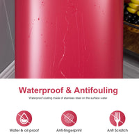 FDW Garbage Can 13 Gallon 50 Liter Kitchen Trash Can for Bathroom Bedroom Home Office Automatic Touch Free High-Capacity with Lid Waste Bin