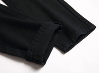 Boy's Skinny Fit Ripped Destroyed Distressed Stretch Slim Jeans Pants