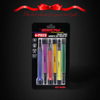 12-Piece Magnetic Nut Driver Set - Premium Impact Power Hex Nut Driver Drill Bit Master Kit, SAE & Metric, 1/4-Inch Quick-Change