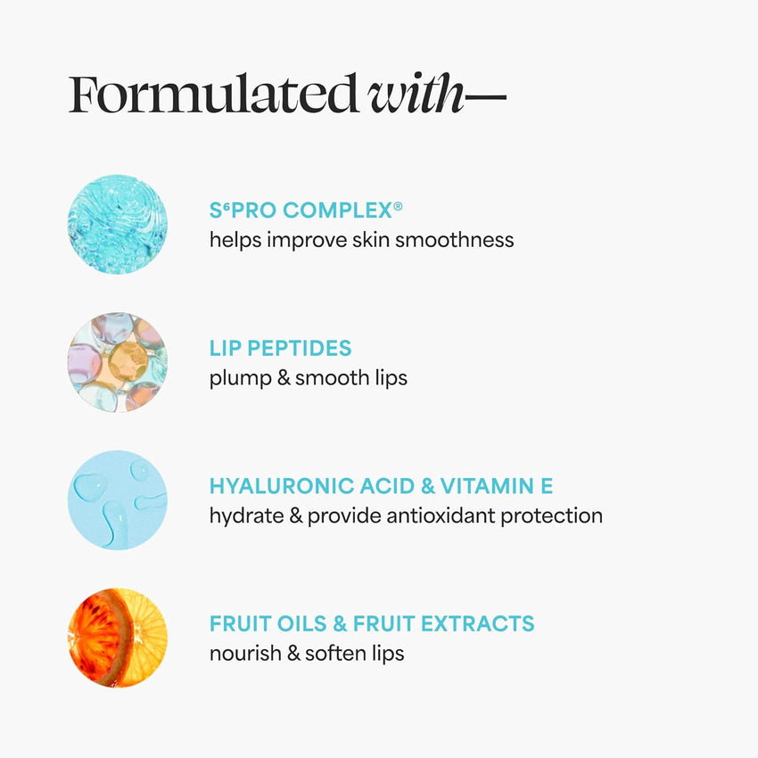 TULA Skin Care 24-7 Moisture Day & Night Peptide Lip Mask - Peptides, Hyaluronic Acid & Vitamin E deeply Nourish & Hydrate lips, 0.28 oz.