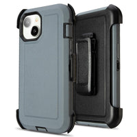 for Black iPhone 15 Case with Belt Clip, Shockproof Heavy Duty Rugged, 3 Layers of Sturdy,Anti-Drop, Military-Grade Defender Cover for iPhone 15 Case Black