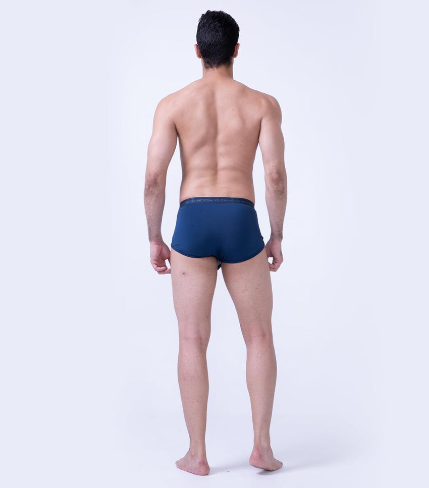 DAVID ARCHY Men's Underwear Ultra Soft Modal Dual Pouch Briefs Support Comfortable lightweight Briefs for Men 4 or 7 Pack