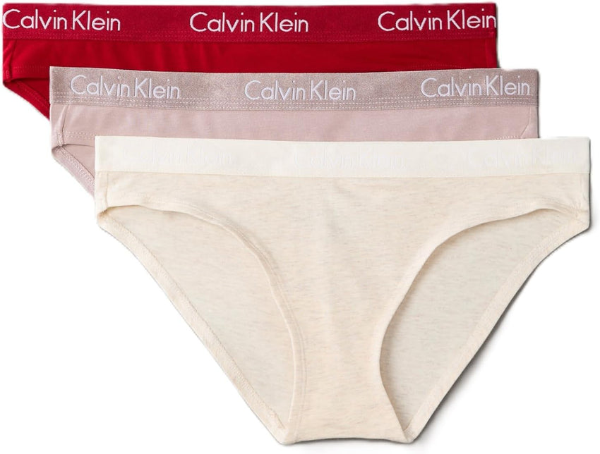 Calvin Klein womens Motive Cotton Multipack Bikini Panty 2 Pack