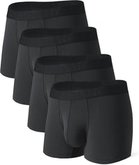 DAVID ARCHY Mens Underwear Boxer Briefs Breathable Soft Moisture-Wicking with Fly Underwear for Men Multipack