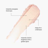 TULA Skin Care Spresso Energizing Eye Balm - Energizing & Hydrating Caffeine Under Eye Treatment for Dark Circles, Portable and Perfect to Use On-the-go, 0.35 oz.