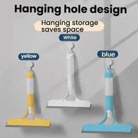 3 in 1 Window Cleaning Scraper Glass, 2025 New Squeegee for Shower Glass, Spray Away Cleaner Shower Squeegee for Glass Doors Brush - All-Purpose Squeegee for Window Cleaner Tool (Grey)