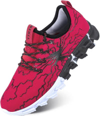 YTRXM Little/Big Boys Running Sneakers Lightweight Slip on Tennis Shoes