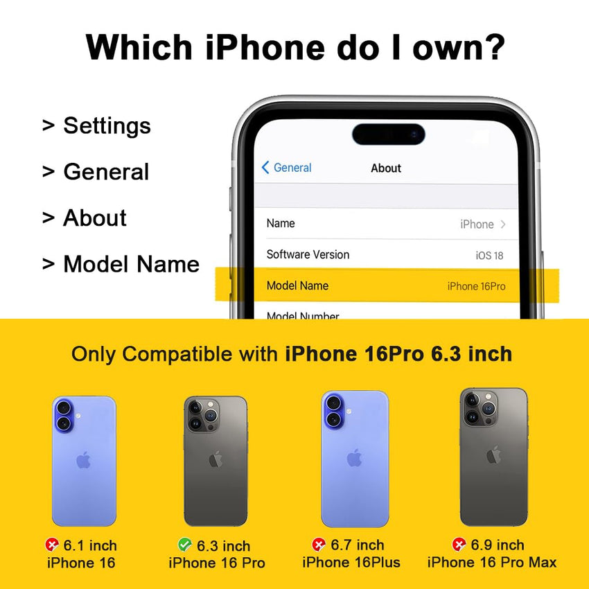 for Phone Case iPhone 16 Pro Case Black with Belt Clip Heavy Duty Holster for Shockproof Cases,3 Layers of Sturdy,Military Grade Defender Cover for iPhone 16 Pro Cases Black 6.3 Inch