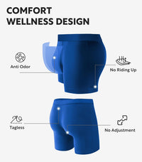 DAVID ARCHY Men's Ultra Soft Underwear Micro Modal Breathable Moisture Wicking Seamless Underwear for Men Multipack