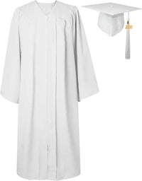 GraduatePro Matte Graduation Cap and Gown Class of 2025 Set Bulk with Tassel for High School & College 12 Colors