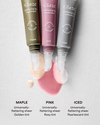 TULA Skin Care Glaze Plumping Lip Treatment - Hydrating & Glossy Lip Balm with Hyaluronic Acid & Peptides, 0.28 oz.