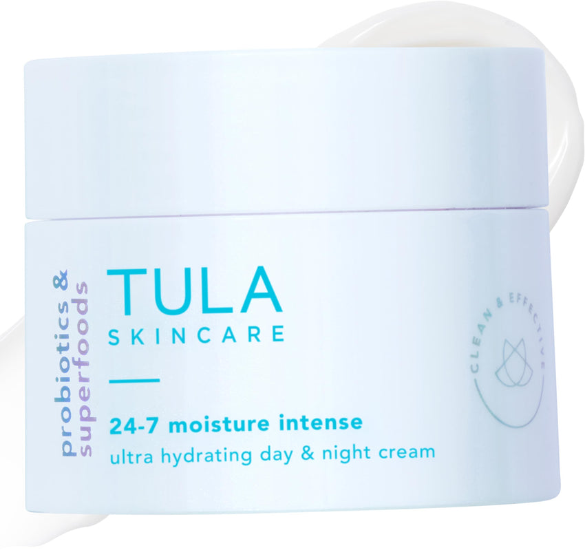 TULA Skin Care 24-7 Moisture Intense Ultra Hydrating Day & Night Cream - Ultra Nourishing Moisturizer for Face, Soothe Skin, Maintain Skin Balance & Improve Skin Smoothness